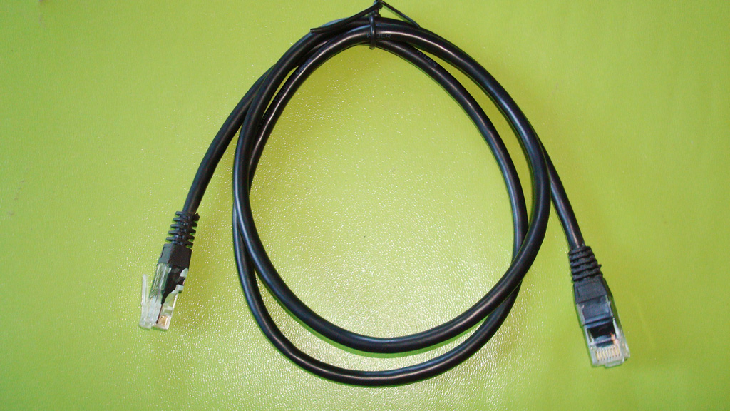 RJ45转RS232串口线Console配置线实拍图
